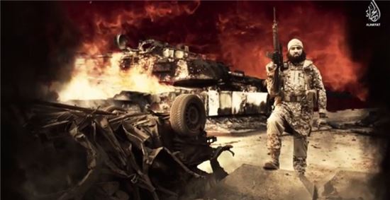 이슬람국가(IS)가 11월 내보낸 선전용 비디오.