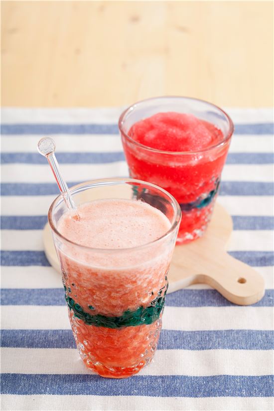 「오늘의 레시피」토마토 매실 음료 & 오미자 슬러시