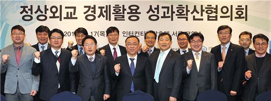 KOTRA와 산업부, 경제단체는 17일 서울에서 개최된 '정상외교 경제활용 성과확산협의회'에서 정상외교 성과확산 활동에 대한 제언과 소통의 자리를 가졌다. 