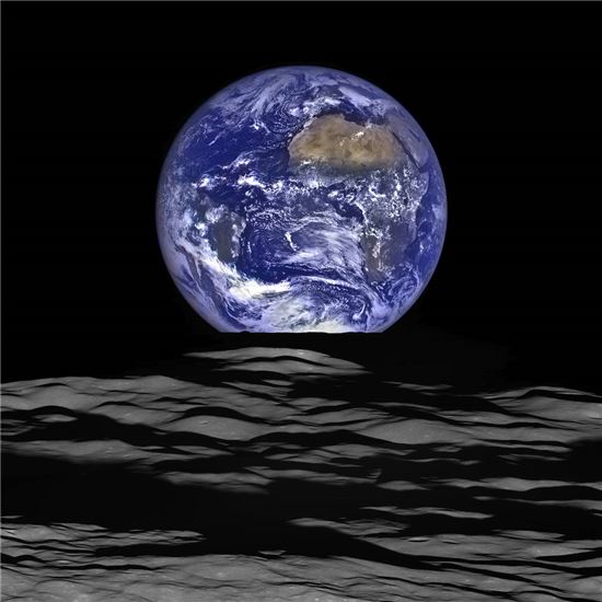 [스페이스]달에서 본 '블루마블'…푸른 지구