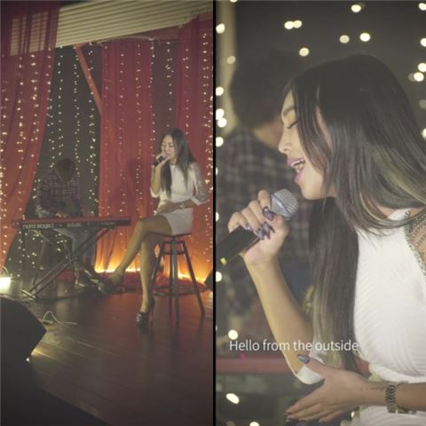 효린, 아델 '헬로' 커버 영상 공개…"역시 가창력 여왕"