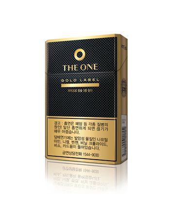 KT&G, 명품담배 ‘더원 골드라벨’ 출시