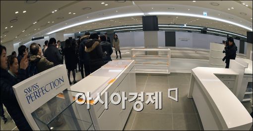 [포토]마무리 공사중인 한화 갤러리아 면세점63