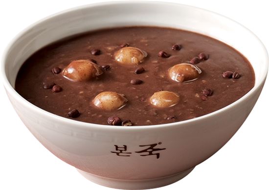 22일 동짓날 '본죽' 동지팥죽…1초에 3.6개씩 팔렸다