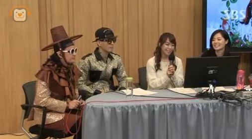 노라조, 에즈원. 사진=SBS 파워FM '두시탈출 컬투쇼' 보이는 라디오 화면 캡처
