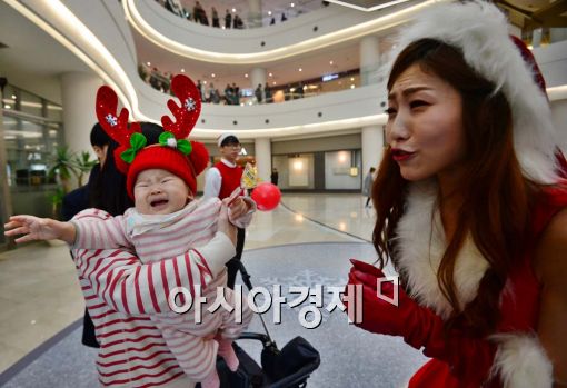 [포토]'엄마, 산타가 무서워요'