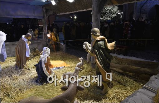 [포토]명동성당에 마련된 말구유