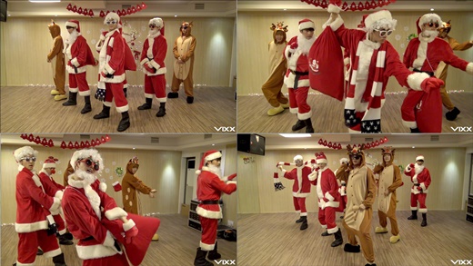 빅스, 팬들 위한 크리스마스 버전 '사슬' 공개…산타·루돌프 변신