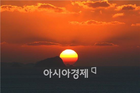 새해 첫 날 완도타워에서 해맞이 하세요