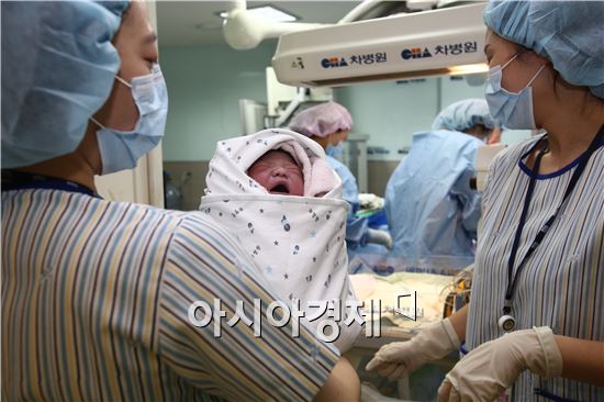2016년 '붉은 원숭이의 해' 첫아기 탄생