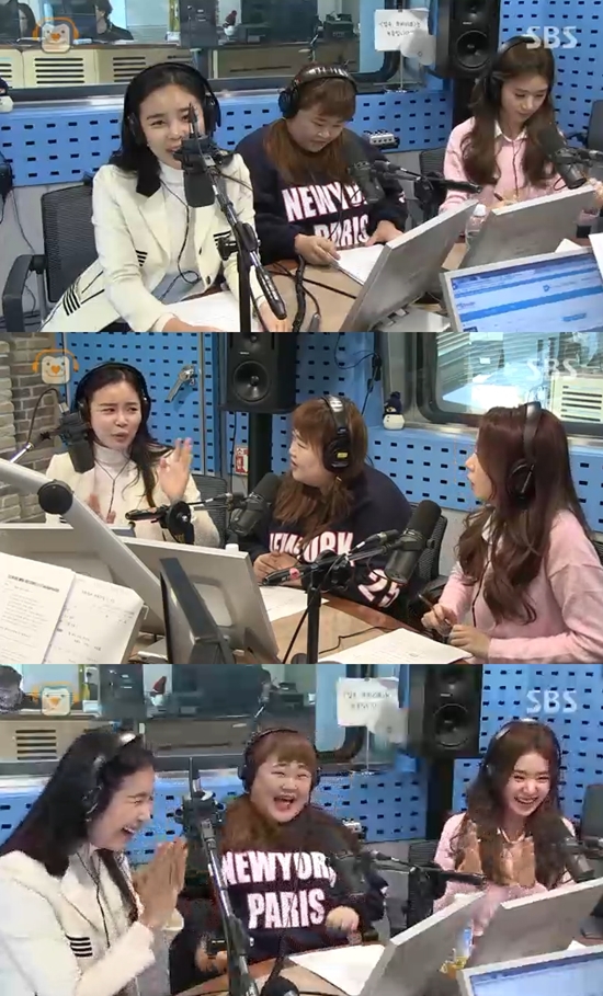 (왼쪽부터 차례대로) 조정민, 홍윤화, 차오루. 사진=SBS 파워FM '최화정의 파워타임' 캡처