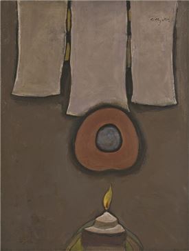 권옥연, 기도, 1997년, Oil on canvas, 118x84.5cm