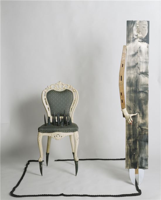 윤석남, '금지구역 I', 1995년 作