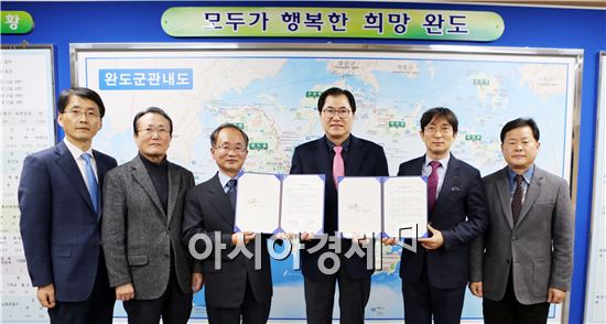완도군(군수 신우철)과 ㈜오토일렉스(대표 배종윤)는 지난해 12월 31일 가족형 한류테마파크 조성 투자협약을 체결했다. 
