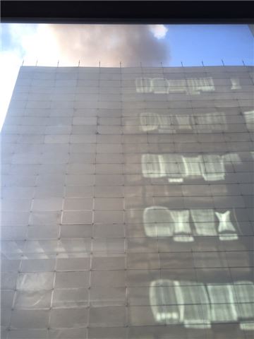 테헤란로 인근 철거 건물서 화재(속보)