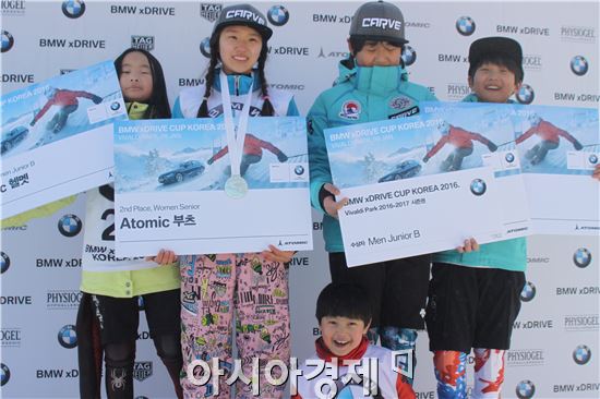 열기 뿜는 스키 레이스‥기업들은 홍보 확대