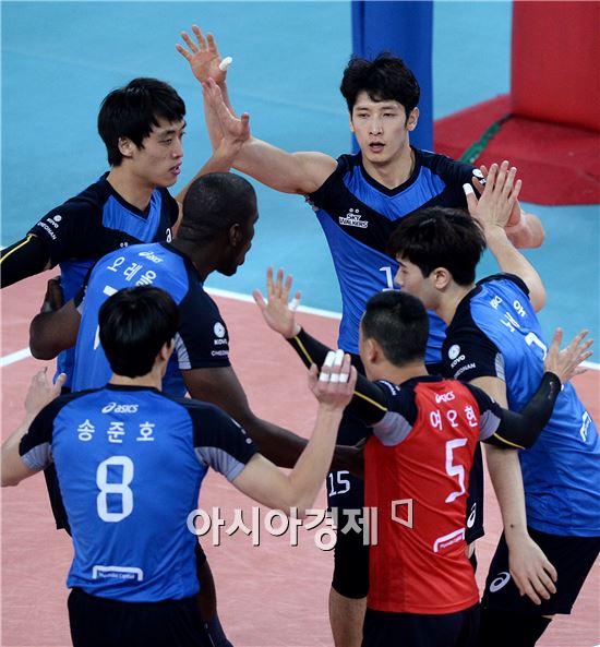 [포토]문성민, '좋았어'