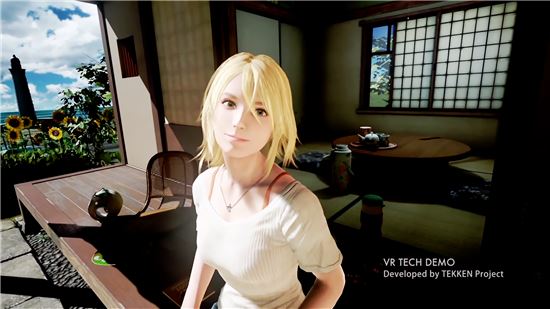 소니 PS VR용 게임 '섬머레슨'의 한 장면