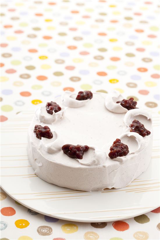 「오늘의 레시피」팥 생크림 케이크