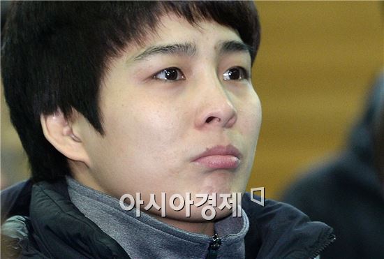 [포토]김성연, '눈물 가득한 두 눈망울'