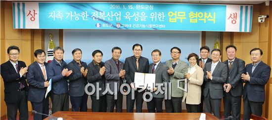 완도군, 전복 부산물을 활용한 가공제품 개발 박차 