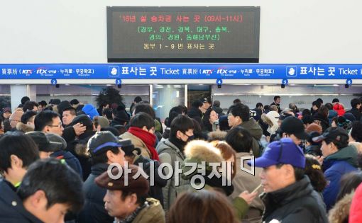 [포토]설 승차권 예매 시작 