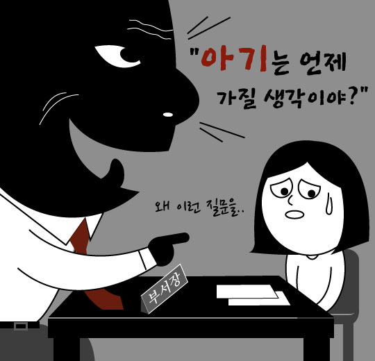 [또다른 직장 말폭력①]"임신 언제 해?" 사생활 침해 부장님