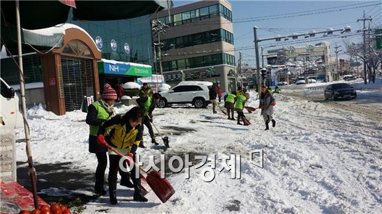 나주시 전직원 “제설작업 총력”