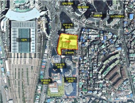 서울역 동자동 노후지역에 지상 33층 '비지니스 호텔' 들어선다 