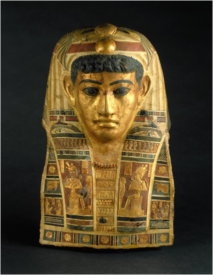 이집트 보물전, '미이라 마스크', 작가 미상, 1세기 초, 미국 브루클린박물관  소장 ⓒPhoto Brooklyn Museum

