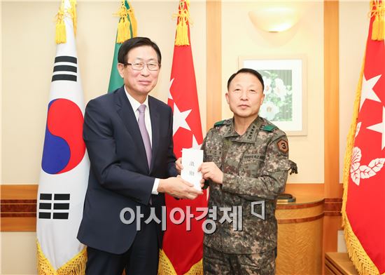 한전, 설 명절 앞두고 군부대 위문방문