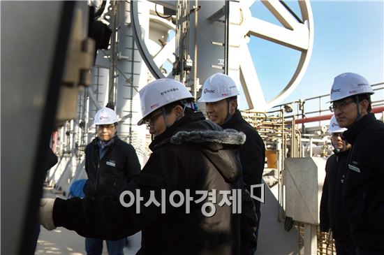 석유공사 사장, 설연휴 반납한 현장경영