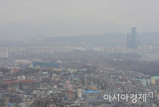 [포토]잿빛 도시 서울 