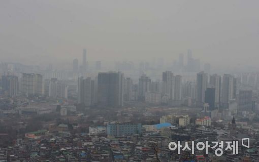 [포토]회색 도시 된 서울 