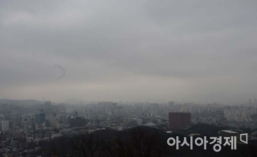 [포토]잿빛 서울 하늘 