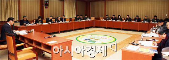 함평군(군수 안병호)은 15일 군청 소회의실에서 홍영민 부군수 주재로 민선6기 공약 추진상황 보고회를 개최했다.
