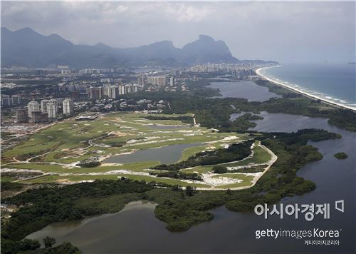 브라질 바하 다 치주카의 올림픽코스. 사진=Getty images/멀티비츠 