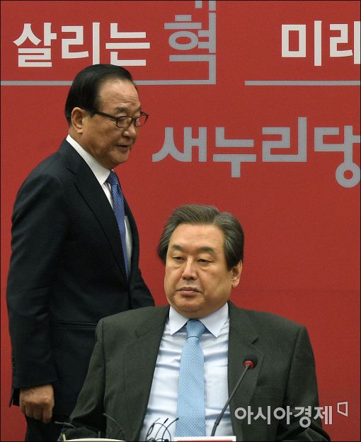 [포토]회의 참석하는 김무성·서청원