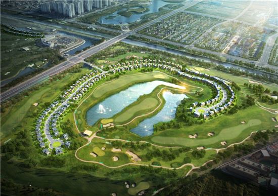 골프장 내 단독주택 '더 카운티 2차' 사전예약