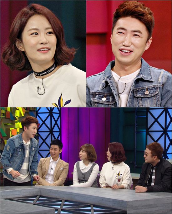 '해피투게더3' 김지민(왼쪽)과 장동민. 사진=KBS2 해피투게더3 제공.