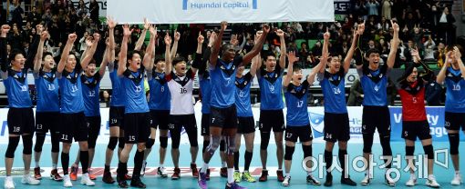 [포토]우승 환호하는 현대캐피탈