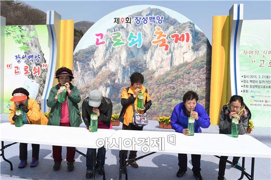 장성 백양골 청정 고로쇠 “맛보러 오세요”