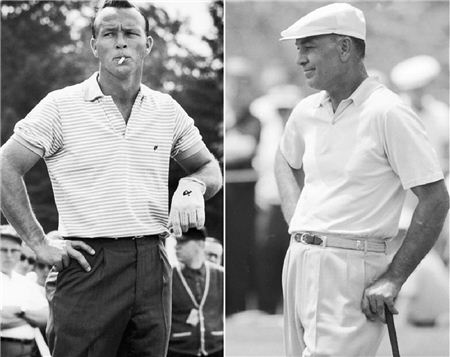 아널드 파머(왼쪽)와 벤 호건은 1950~60년대 '골프 스타일의 황금시대(The Golden Age Of Golf Style)'를 주도했다. 사진=골프다이제스트