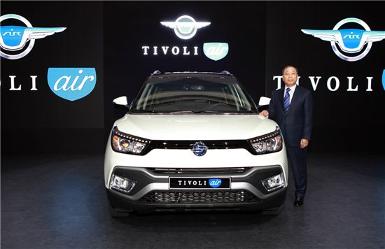 최종식 쌍용차 대표이사, "티볼리, 에어 9만5000대 팔겠다"