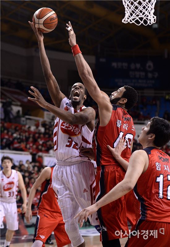 [포토]헤인즈, '막을 테면 막아봐'