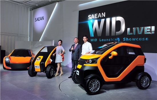 1000만원대 전기차 '위드'…이정용 대표 "3종 모델로 올 2000대 목표"