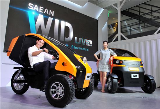 1000만원대 전기차 '위드'…이정용 대표 "3종 모델로 올 2000대 목표"