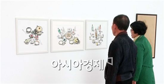 보성군립백민미술관 드로잉 작가 초대전 개최