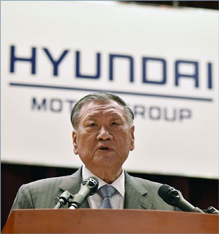 정몽구 현대차그룹 회장<자료사진>