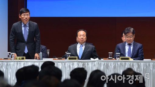 [포토]주주총회 참석한 삼성전자 사장단 